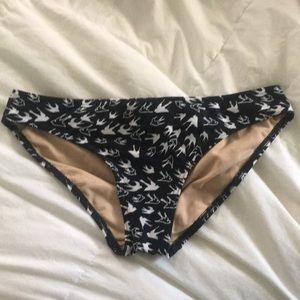 Modbe Swim Huntington Bird Bikini Bottoms Medium
